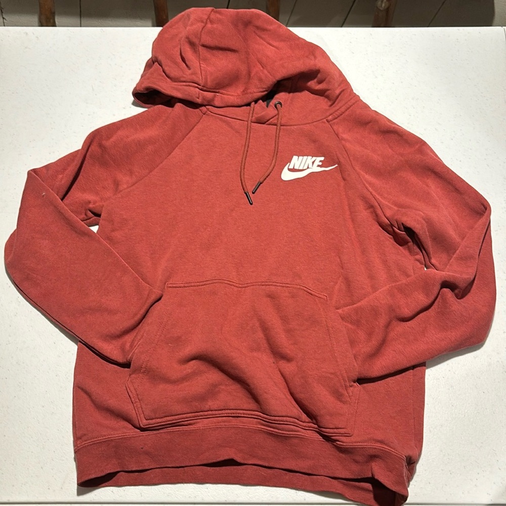 Nike Women's Rust Red Hoodie Sweatshirt